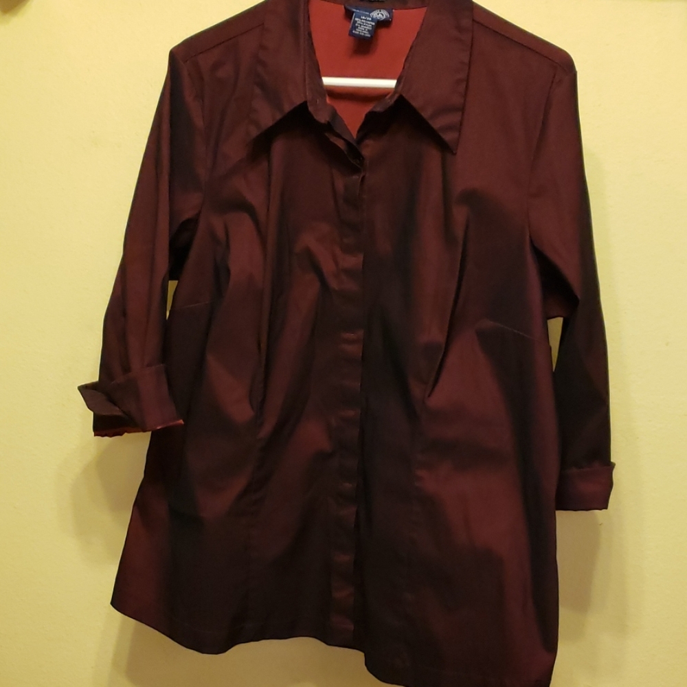 Beautiful deep red top